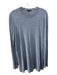 Lafayette 148 Size L Light Blue Rayon Heathered Crew Neck Long Sleeve Top Light Blue / L