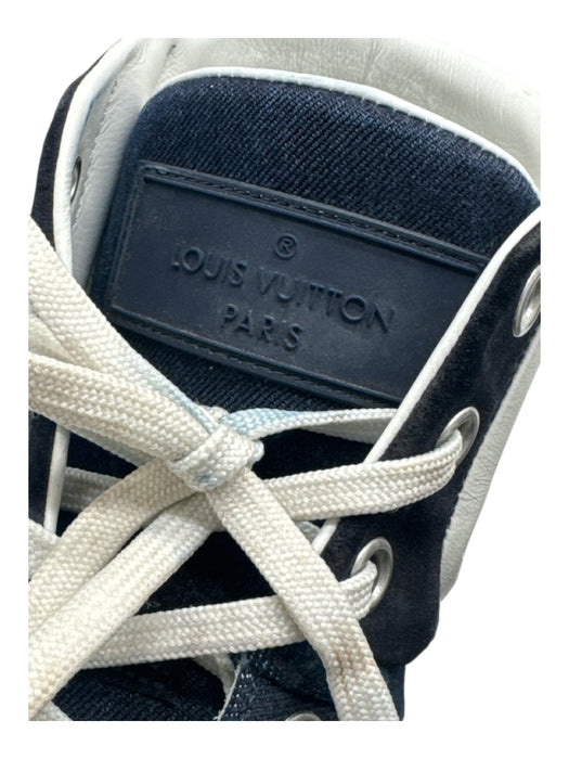 Louis Vuitton Shoe Size 9 Dark Blue Denim Solid Sneaker Men's Shoes Dark Blue / 9