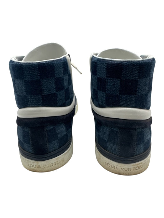 Louis Vuitton Shoe Size 9 Dark Blue Denim Solid Sneaker Men's Shoes Dark Blue / 9