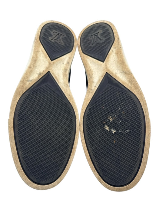 Louis Vuitton Shoe Size 9 Dark Blue Denim Solid Sneaker Men's Shoes Dark Blue / 9