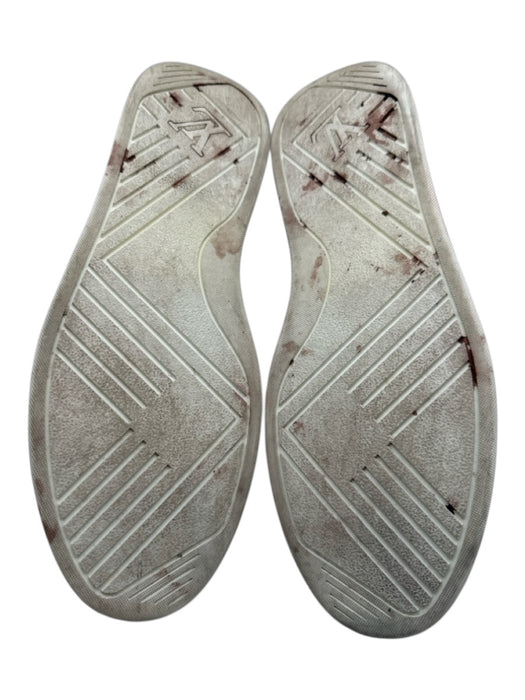 Louis Vuitton Shoe Size 8.5 AS IS Red Leather Solid Sneaker Men's Shoes Red / 8.5