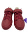 Louis Vuitton Shoe Size 9 Red Leather Solid Strap Sneaker Men's Shoes Red / 9