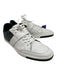 Louis Vuitton Shoe Size 9.5 White & Black Leather Solid Strap Sneaker Shoes White & Black / 9.5