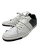 Louis Vuitton Shoe Size 9.5 White & Black Leather Solid Strap Sneaker Shoes White & Black / 9.5