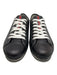 Prada Shoe Size 9 Black Leather Perforated Sneaker Men's Shoes Black / 9