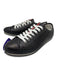 Prada Shoe Size 9 Black Leather Perforated Sneaker Men's Shoes Black / 9