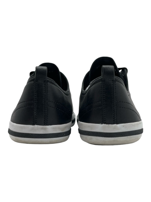 Prada Shoe Size 9.5 Black Leather Solid Sneaker Men's Shoes Black / 9.5