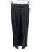Doen Size S Black Silk Satin Elastic Waistband Lace Trim Slip Skirt Black / S