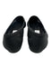 Jimmy Choo Shoe Size 38 Black textile upper Mesh Glitter Gathered Pleats Flats Black / 38