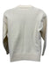 Ami Alexandre Mattiussi Size M White & Silver Baby Alpaca & Polyamide Sweater White & Silver / M