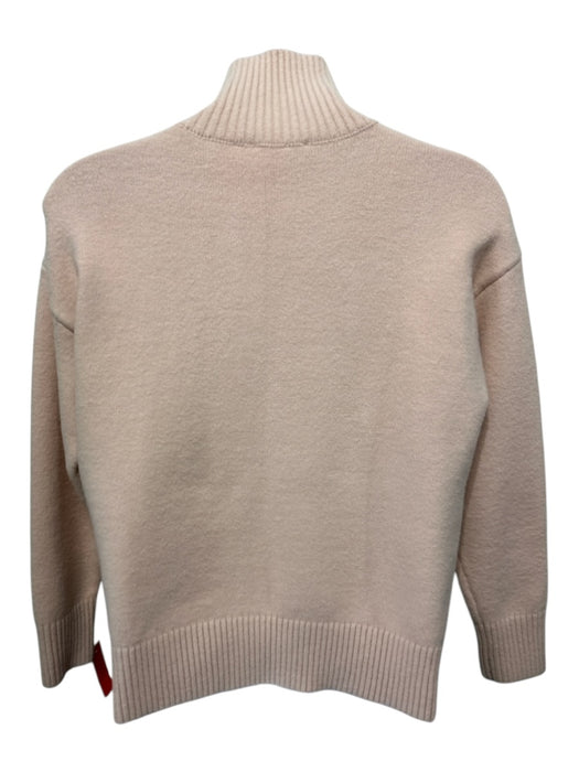 Ami Alexandre Mattiussi Size M Blush Pink & White Long Sleeve Logo Sweater Blush Pink & White / M