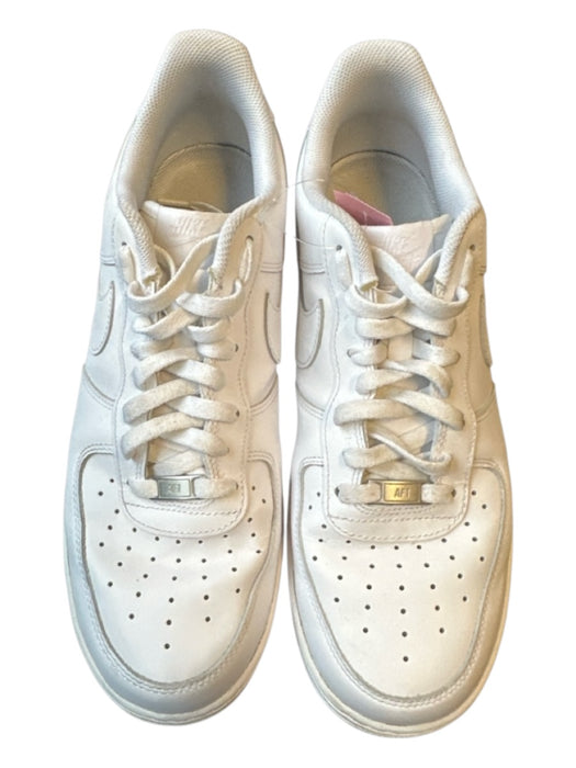 Nike Air Force 1 Shoe Size 13 White Leather Solid Athletic Men's Sneakers White / 13