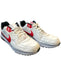 Nike Air Max Shoe Size 14 White & Red Leather Athletic Men's Sneakers White & Red / 14