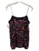 Lovers + Friends Size M Black & Pink Polyester Side Zip Application Dress Black & Pink / M