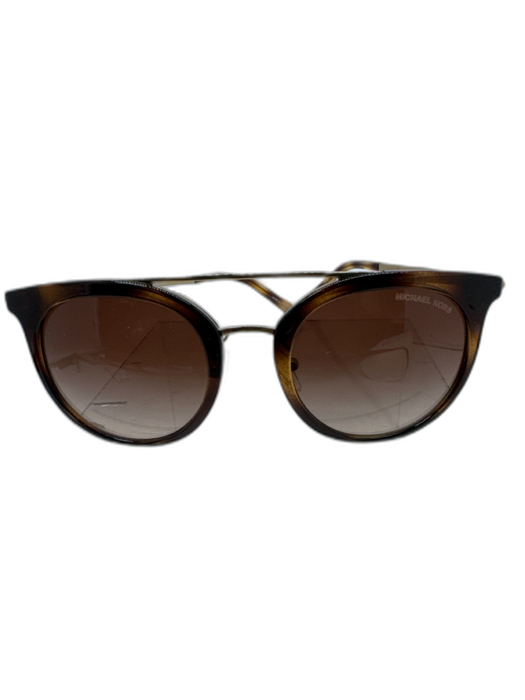 Michael Kors Brown Acetate GHW Sunglasses Brown