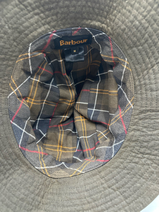 Barbour Brown Coated Cotton Bucket Hat Hat