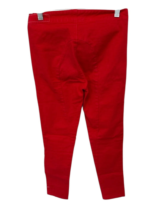 Rag & Bone Size 25 Red Cotton Blend High Waist Zippers Skinny Jeans Red / 25
