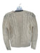 Alexa Chung for Madewell Size XS Cream Wool Long Sleeve Cable Knit Sweater Cream / XS