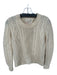 Alexa Chung for Madewell Size XS Cream Wool Long Sleeve Cable Knit Sweater Cream / XS
