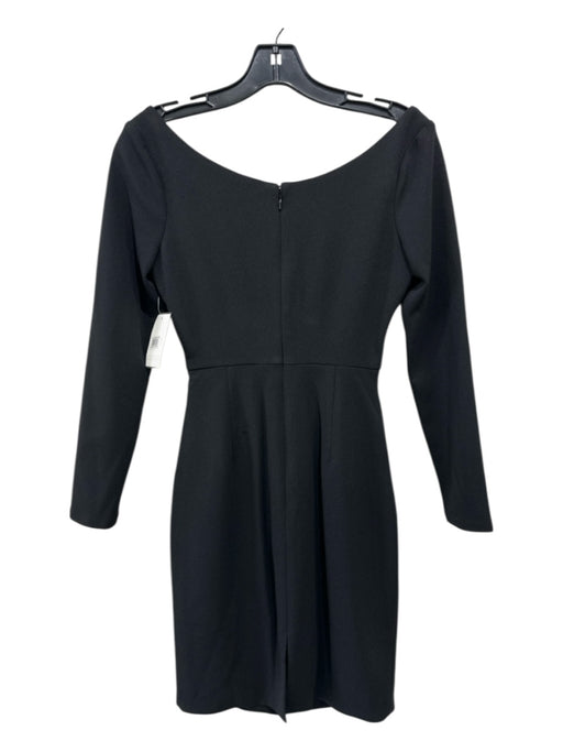 Dress the Population Size XS Black Polyester Blend Twist Front Cut Out Dress Black / XS