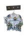 Farm Rio Size M White & Multi Cotton Short Sleeve Swiss Dot Botanical Top White & Multi / M