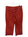 Veronica Beard Size 28 Red Cotton High Waist Wide Leg Jeans Red / 28