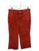 Veronica Beard Size 28 Red Cotton High Waist Wide Leg Jeans Red / 28