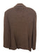 Lafayette Size 10 Brown Alpaca Blend Button Down Blazer Jacket Brown / 10