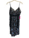 Intimately Free People Size S Black, Purple & Blue No Fabric Tag Mini Dress Black, Purple & Blue / S