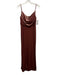Revelry Size 6 Mauve Pink Polyester Spaghetti Strap Velvet Padded Velvet Dress Mauve Pink / 6