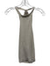 Mango Size Small Silver High Neck Metallic Thread Open Back Tie Neck Top Silver / Small