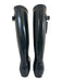 Hunter Shoe Size 8 Slate Gray Rubber Round Toe Buckle silver hardware Boots Slate Gray / 8