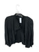 Escada Size 38 Black Viscose Blend Long Sleeve Shoulder Pads Button Up Blazer Black / 38