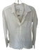 Frank & Eileen Size M White Cotton Long Sleeve Button Down Long Top White / M