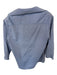 Ann Mashburn Size XL Light Blue Cotton Collar Split Neck Long Sleeve Top Light Blue / XL