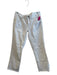 Tory Burch Size 31 White Cotton Mid Rise 5 Pocket Straight Jeans White / 31