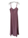 Azazie Size 4 Mauve Purple Polyester Spaghetti Strap High SLit Back Zip Gown Mauve Purple / 4