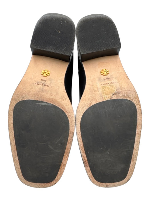 Tory Burch Shoe Size 8.5 Black & Gold Leather Suede Horsebit Chelsea Booties Black & Gold / 8.5
