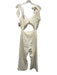 Rime Arodaky Size 36 Ivory White Polyester Keyhole Back Tie Shoulder Jumper Ivory White / 36