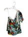 Porridge Size S Cream & Multi Polyester & Cotton Elastic neck One Shoulder Top Cream & Multi / S
