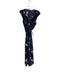 Vince Size L Navy Blue Polyester Sleeveless Floral Print V Neck Pleats Dress Navy Blue / L