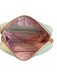 Ted Baker Green Leather Pebbled Rectangle chain link strap Purse Green