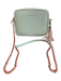 Ted Baker Green Leather Pebbled Rectangle chain link strap Purse Green