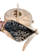 Marc Jacobs Beige 100% Cow Leather Distressed Bird Gold Tone Accent Purse Beige