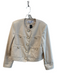 Veronica Beard Size 12 Cream Lyocell blend Long Sleeve Fabric Buttons Jacket Cream / 12