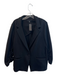 Drew Size L Black Rayon Blend Long Sleeve Single Button Lapel Sweater Black / L