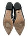 Giorgio Armani Shoe Size 39 Black Leather Upper Suede Cutout Pump Flats Black / 39