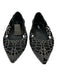 Giorgio Armani Shoe Size 39 Black Leather Upper Suede Cutout Pump Flats Black / 39