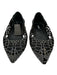 Giorgio Armani Shoe Size 39 Black Leather Upper Suede Cutout Pump Flats Black / 39