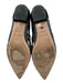 Giorgio Armani Shoe Size 39 Black Leather Upper Suede Cutout Pump Flats Black / 39